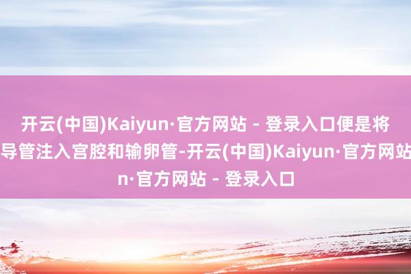 开云(中国)Kaiyun·官方网站 - 登录入口便是将造影剂通过导管注入宫腔和输卵管-开云(中国)Kaiyun·官方网站 - 登录入口